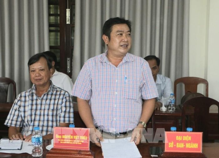 Đại biểu phát biểu tại Hội thảo. Ảnh: Duy Khương - TTXVN