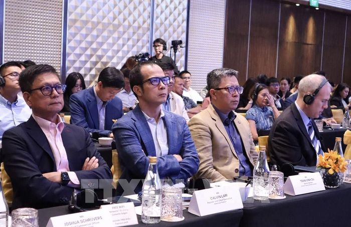 Đại biểu tham dự Diễn đàn đối thoại Việt Nam - ASEAN trong chuỗi giá trị toàn cầu. Ảnh: Xuân Anh -TTXVN