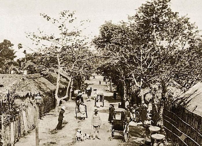 Phố Lò Đúc năm 1901. Ảnh tư liệu