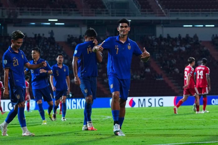 Kakana Khamyok có 3 bàn. Ảnh: FA Thailand
