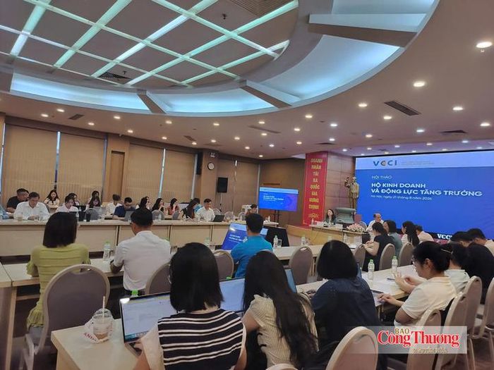 Hội thảo “Hộ kinh doanh và động lực tăng trưởng” do VCCI tổ chức vào ngày 21/8.
