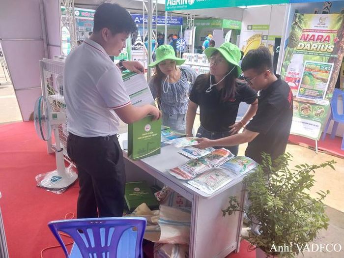 Khách hàng tìm hiểu sản phẩm của công ty tại Lễ hội Sầu riêng Đắk Lắk 2026.