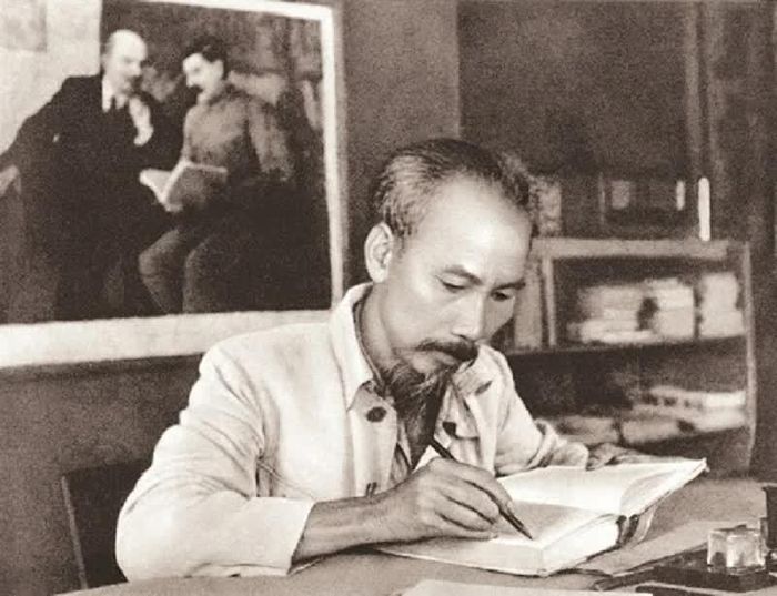 Chủ tịch Hồ Chí Minh. Ảnh tư liệu