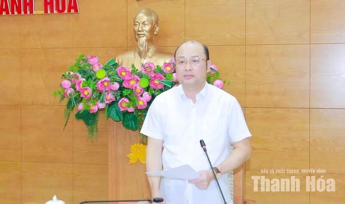 Phó Chủ tịch UBND tỉnh Cao Văn Cường phát biểu kết luận hội nghị.