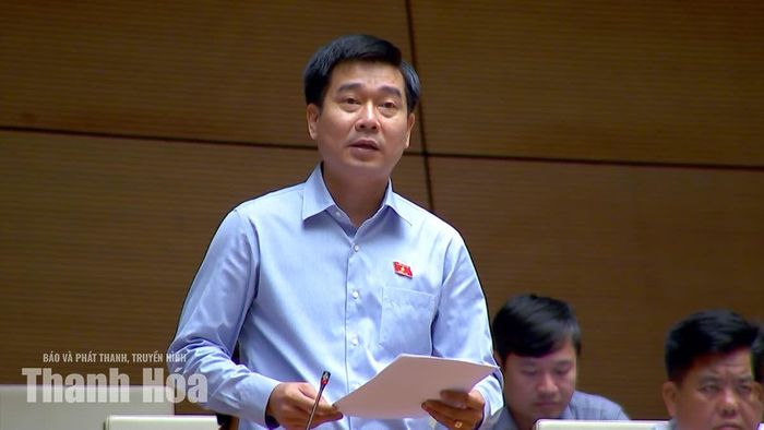 Đại biểu Lê Thanh Hoàn, Đoàn ĐBQH tỉnh Thanh Hóa.