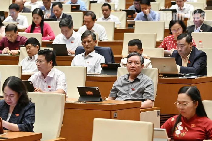Các đại biểu dự phiên thảo luận. Ảnh: Lâm Hiển