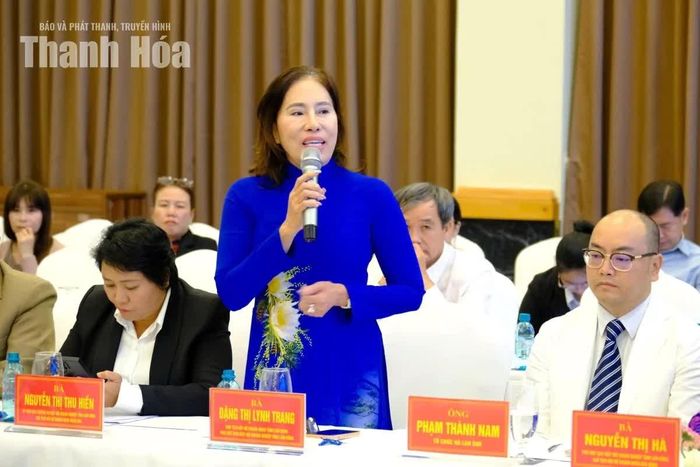 Đại diện doanh nghiệp tỉnh Lâm Đồng thảo luận tại hội nghị.