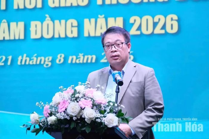Phó Chủ tịch UBND tỉnh Lâm Đồng Nguyễn Ngọc Phúc phát biểu tại hội nghị.