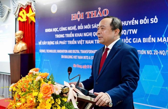 Bộ trưởng Bộ Khoa học và Công nghệ Vũ Hải Quân: Phát triển Việt Nam trở thành quốc gia biển mạnh là một mục tiêu chiến lược lâu dài.