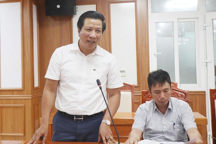  Đại diện lãnh đạo Báo và Phát thanh, Truyền hình Bắc Ninh phát biểu tại hội nghị. 
