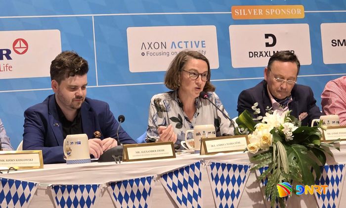 Ban tổ chức thông tin về lễ hội GBA Oktoberfest Vietnam 2026. Ảnh: NGỌC HÀ