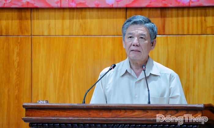 Đồng chí Ngô Chí Cường phát biểu chỉ đạo hội nghị.