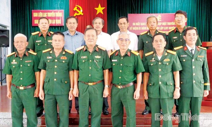 Ra mắt Ban Liên lạc truyền thống Ban Chỉ huy Quân sự huyện Lai Vung.