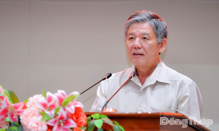 Đồng chí Ngô Chí Cường phát biểu định hướng và giao nhiệm vụ đối với cán bộ thuộc diện quy hoạch.