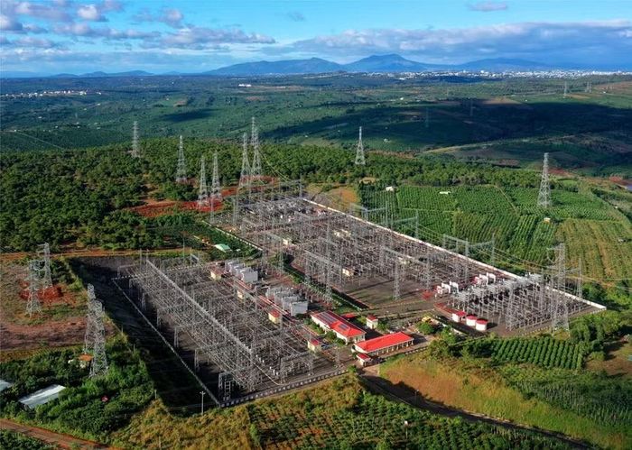 Trạm biến áp 500 kV Pleiku 2 hoàn thành thử nghiệm thao tác xa. Ảnh: EVN