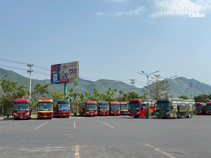 Xe khách hoạt động tại Bến xe liên tỉnh phía Nam.