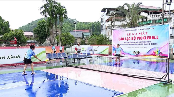 Câu lạc bộ Pickleball tạo sân chơi thể thao, tăng cường giao lưu, gắn kết cán bộ, công chức, viên chức.