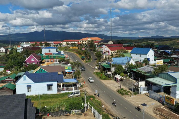 Khu vực trung tâm xã Lạc Dương