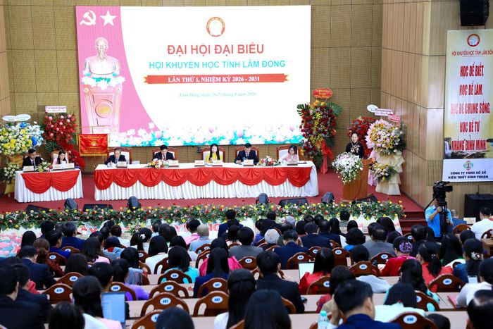 Giáo sư, Tiến sĩ Nguyễn Thị Doan, Chủ tịch Trung ương Hội Khuyến học Việt Nam đã có phát biểu chỉ đạo tại Đại hội