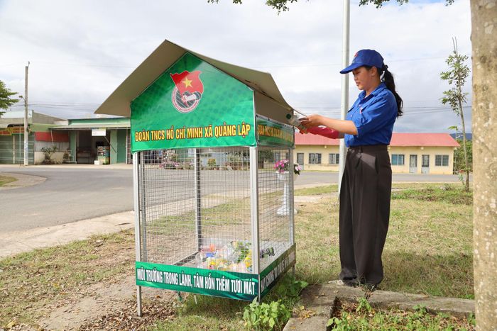 Công trình "Ngôi nhà xanh" của tuổi trẻ xã Quảng Lập