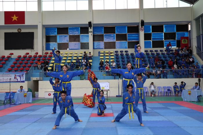 Màn phối hợp nội dung quyền của Đoàn VĐV Sở Giáo dục và Đào tạo