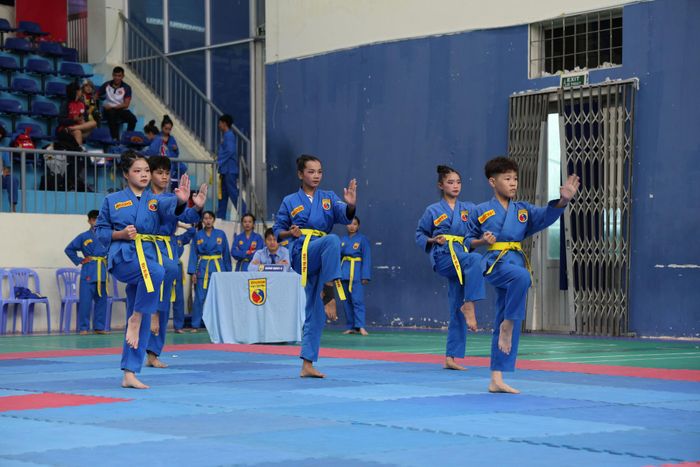 Trình độ của các VĐV Vovinam trẻ Lâm Đồng được đánh giá ngày càng tiến bộ