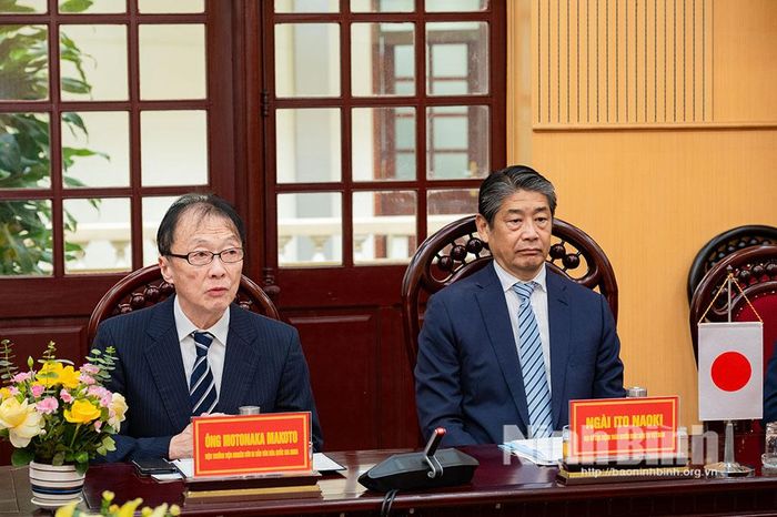 Ông Motonaka Makoto, Viện trưởng Viện Nghiên cứu Di sản văn hóa quốc gia Nara, Nhật Bản phát biểu tại Lễ ký kết.