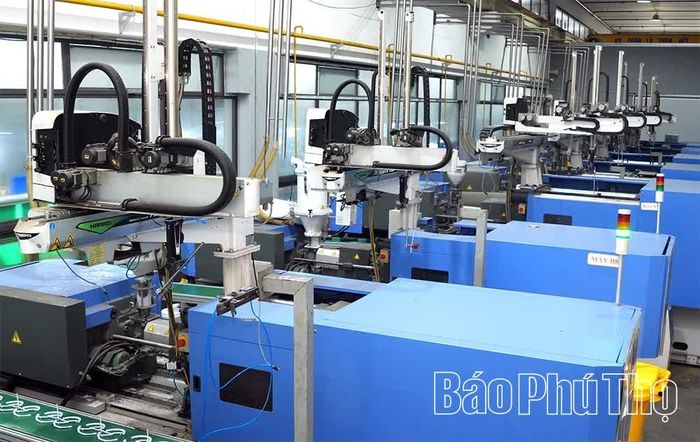 Dây chuyền sản xuất tự động tại Công ty Cổ phần CNCTech Thăng Long (KCN Thăng Long Vĩnh Phúc).