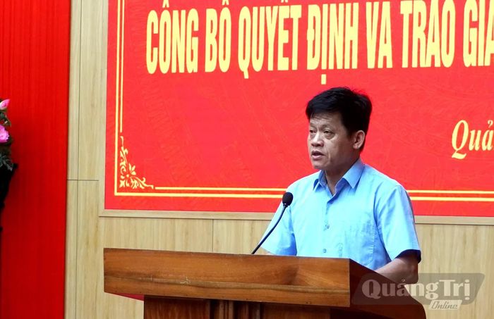 Đồng chí Lê Văn Bảo, Phó Chủ tịch UBND tỉnh phát biểu chỉ đạo tại hội nghị - Ảnh: H.Tr