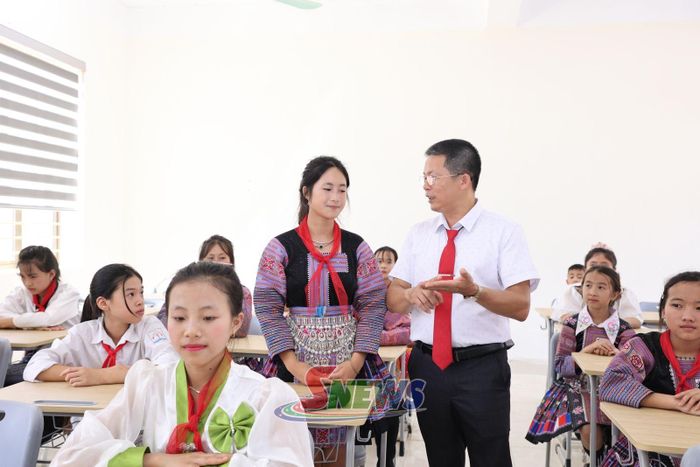 Học sinh được quán triệt quy chế trước khi vào trường.
