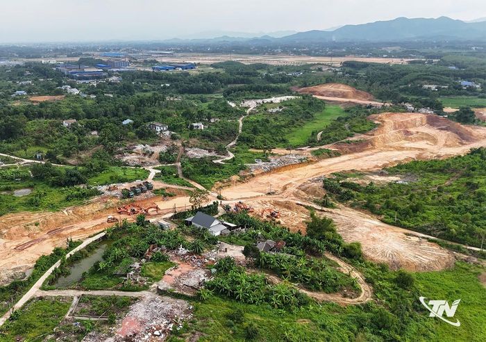 Khu công nghiệp Sông Công II - giai đoạn 2 đang được giải phóng mặt bằng.