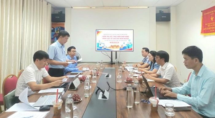 Sở GD&ĐT kiểm tra tại các cơ sở giáo dục nghề nghiệp