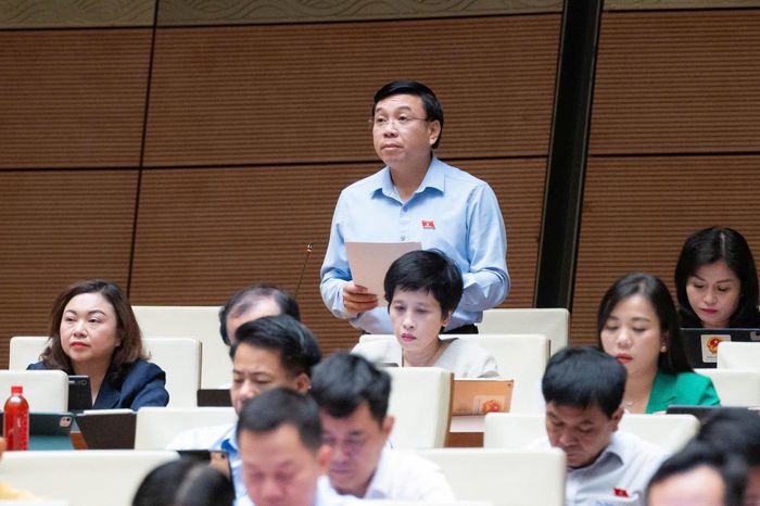 Đại biểu Nguyễn Văn Mạnh (đoàn Phú Thọ). Ảnh: Media Quốc hội.