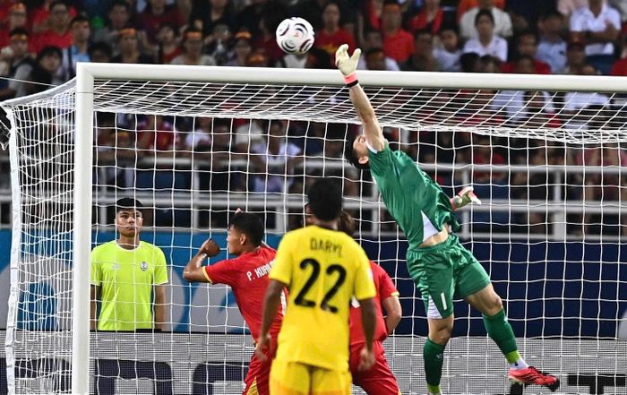 Lê Giang đang chơi xuất sắc tại AFF Cup 2026 (Ảnh: Mạnh Quân).