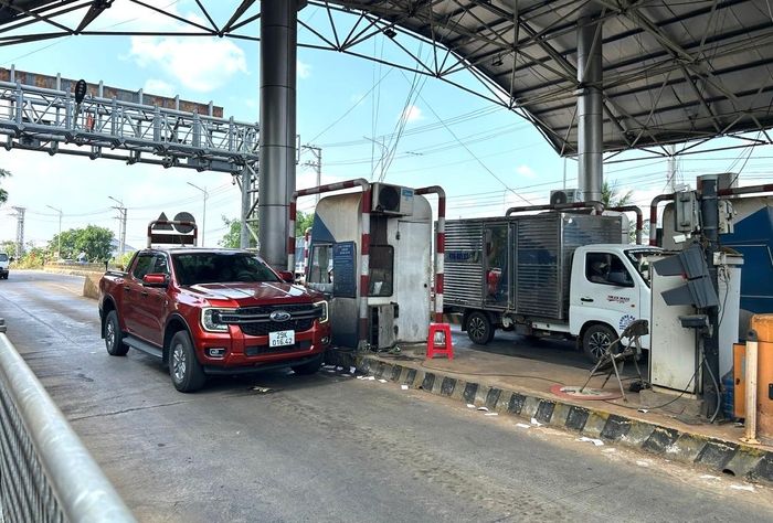 Trạm thu phí BOT Quang Đức, Km1747 đường Hồ Chí Minh (Quốc lộ 14 cũ). Ảnh: N.H