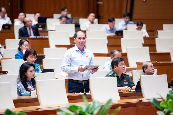 Đại biểu Nguyễn Việt Thắng (đoàn An Giang). Ảnh: Media Quốc hội.