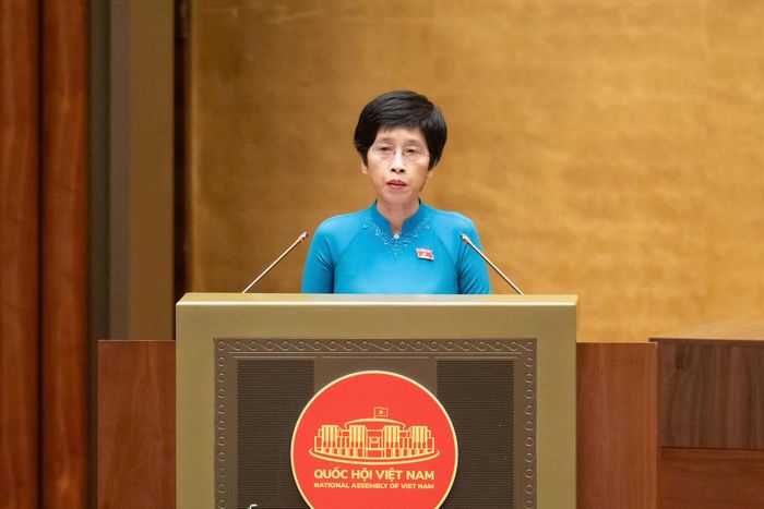 Phó Chủ nhiệm Ủy ban Kinh tế và Tài chính Nguyễn Thị Phú Hà. Ảnh: Media Quốc hội.