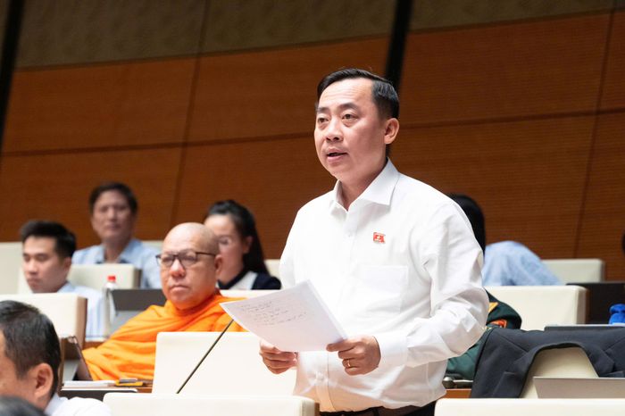 Đại biểu Đào Chí Nghĩa (đoàn Cần Thơ). Ảnh: Media Quốc hội.