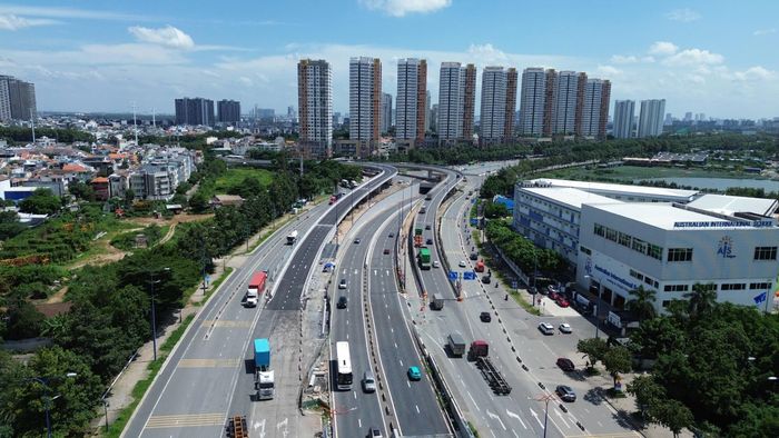 Hai nhánh cầu mới góp phần hoàn thiện hệ thống kết nối tại nút giao An Phú.