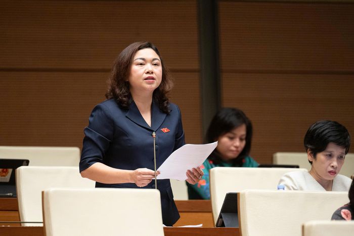 Đại biểu Đặng Bích Ngọc (đoàn Phú Thọ). Ảnh: Media Quốc hội.
