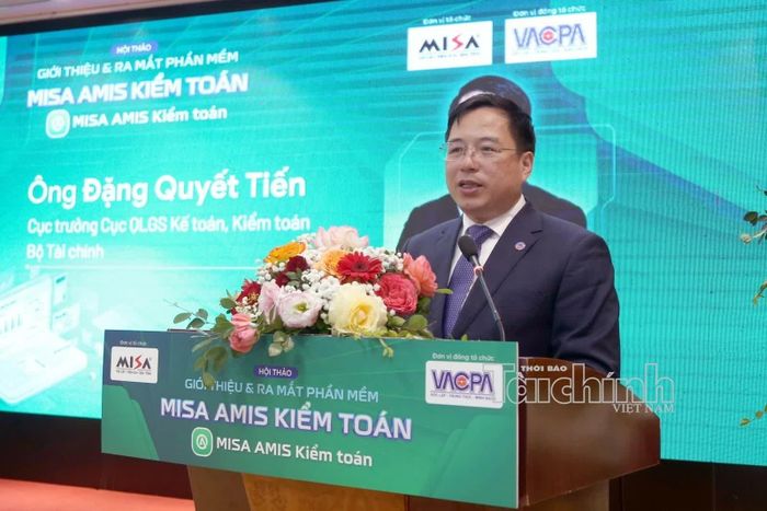 Ông Đặng Quyết Tiến - Cục trưởng Cục Quản lý, giám sát kế toán, kiểm toán (Bộ Tài chính)