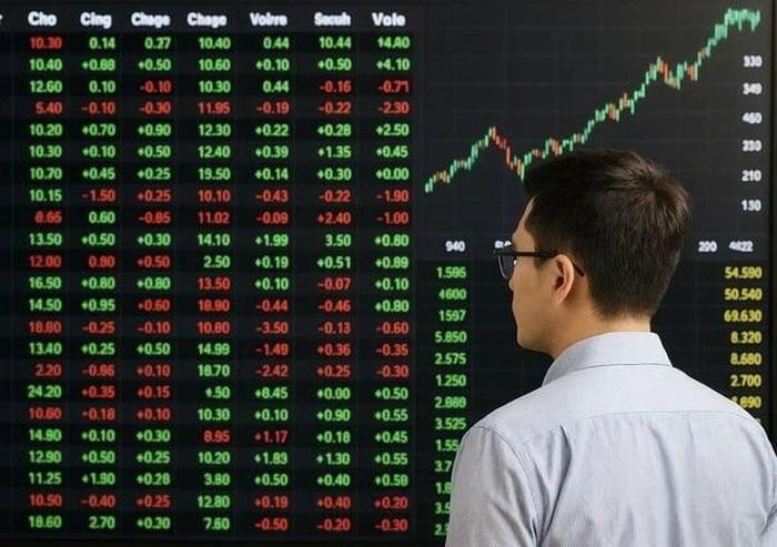 Cổ phiếu chứng khoán "bứt tốc", VN-Index tăng gần 34 điểm.