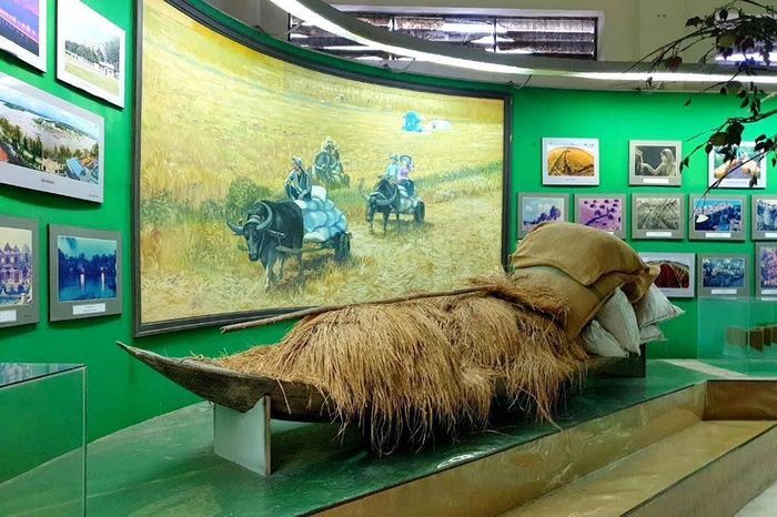 Không gian trưng bày giới thiệu quá trình hình thành, khai phá và phát triển của vùng đất Cần Thơ qua nhiều thời kỳ. Ảnh: Tường Quang