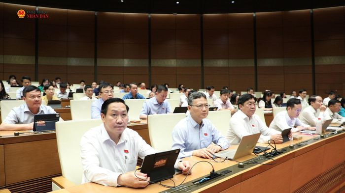 Các đại biểu dự phiên họp. Ảnh: Khánh Duy