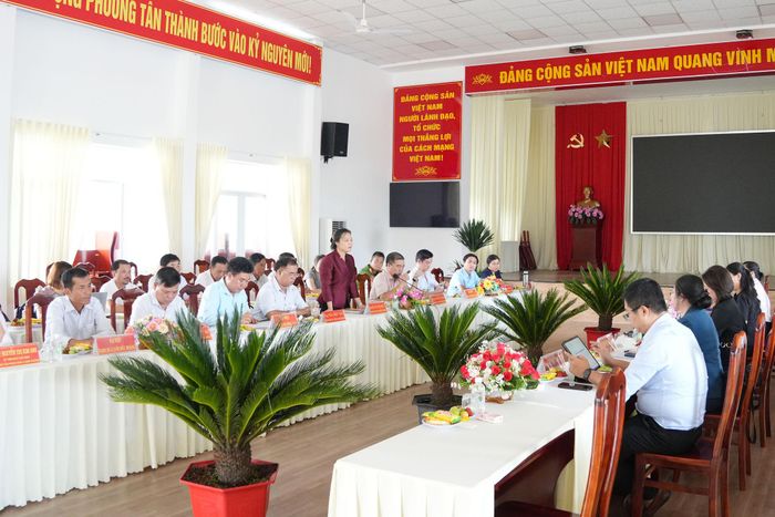 Hội nghị kết nối giao thương nông sản giữa phường Tân Thành với phường Bình Đông. Ảnh: Thạc Hiếu