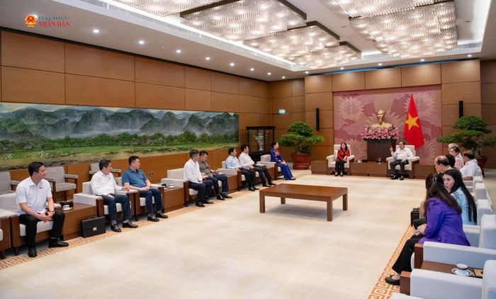 Chủ tịch Quốc hội Trần Thanh Mẫn gặp mặt các đại biểu Quốc hội khóa XVI thuộc khối Mặt trận Tổ quốc Việt Nam ở Trung ương và địa phương