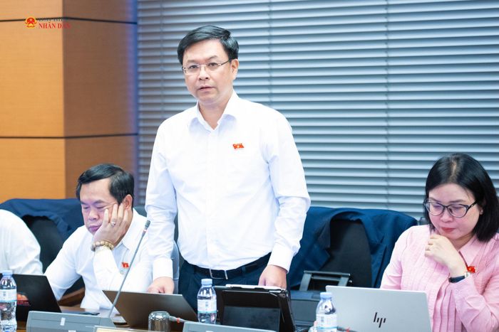 ĐBQH Nguyễn Hải Long (TP. Đà Nẵng) phát biểu