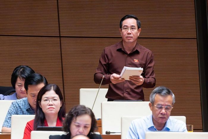 Đại biểu Nguyễn Văn Huy (Đoàn Hưng Yên). Ảnh: Media Quốc hội