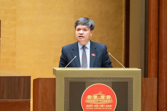 Phó Chủ nhiệm Ủy ban Khoa học, Công nghệ và Môi trường Tạ Đình Thi. Ảnh: Media Quốc hội.
