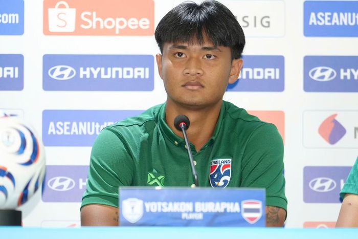 Tiền đạo Yosakorn Burapha. Ảnh: CTV.